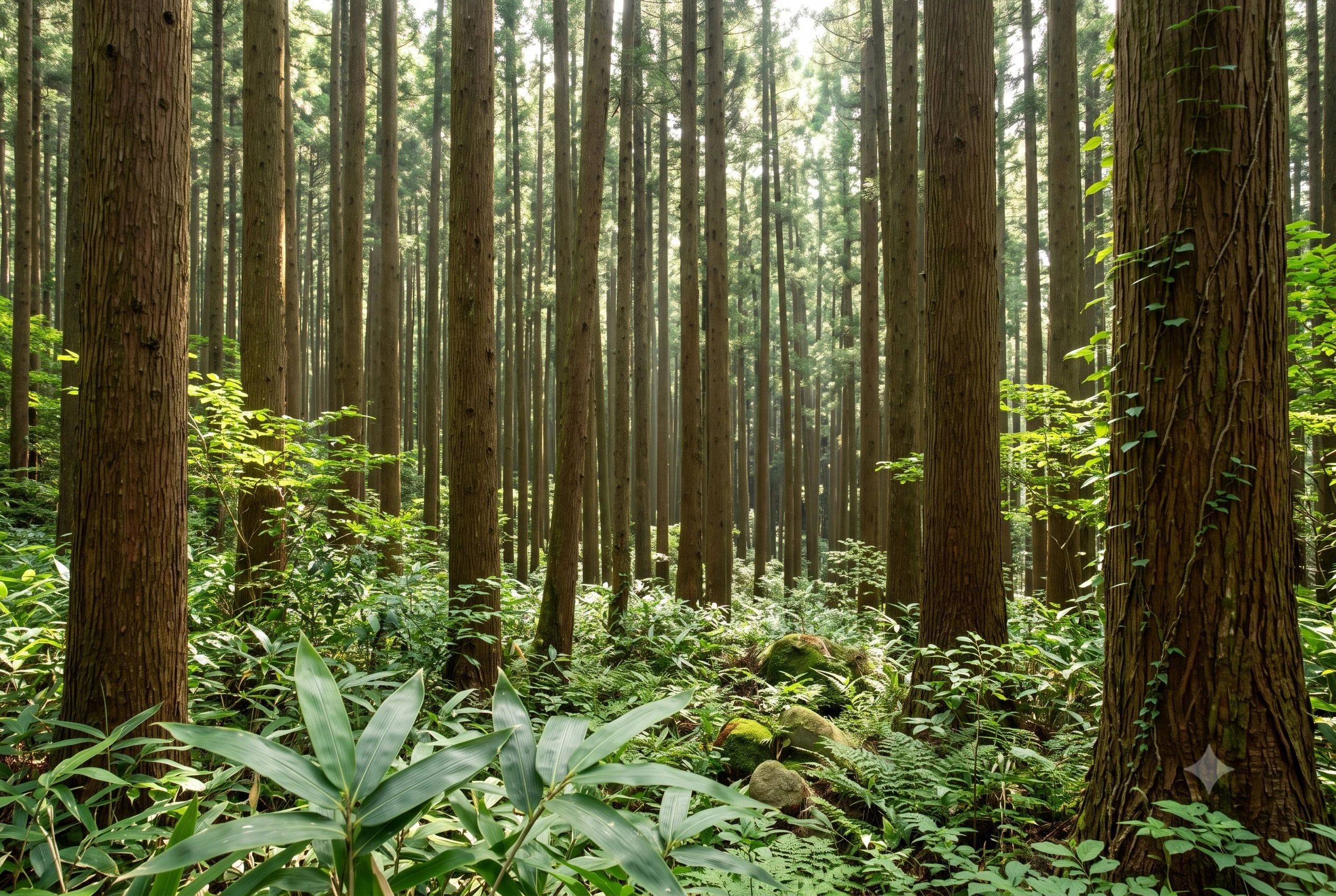 木材産地の森林